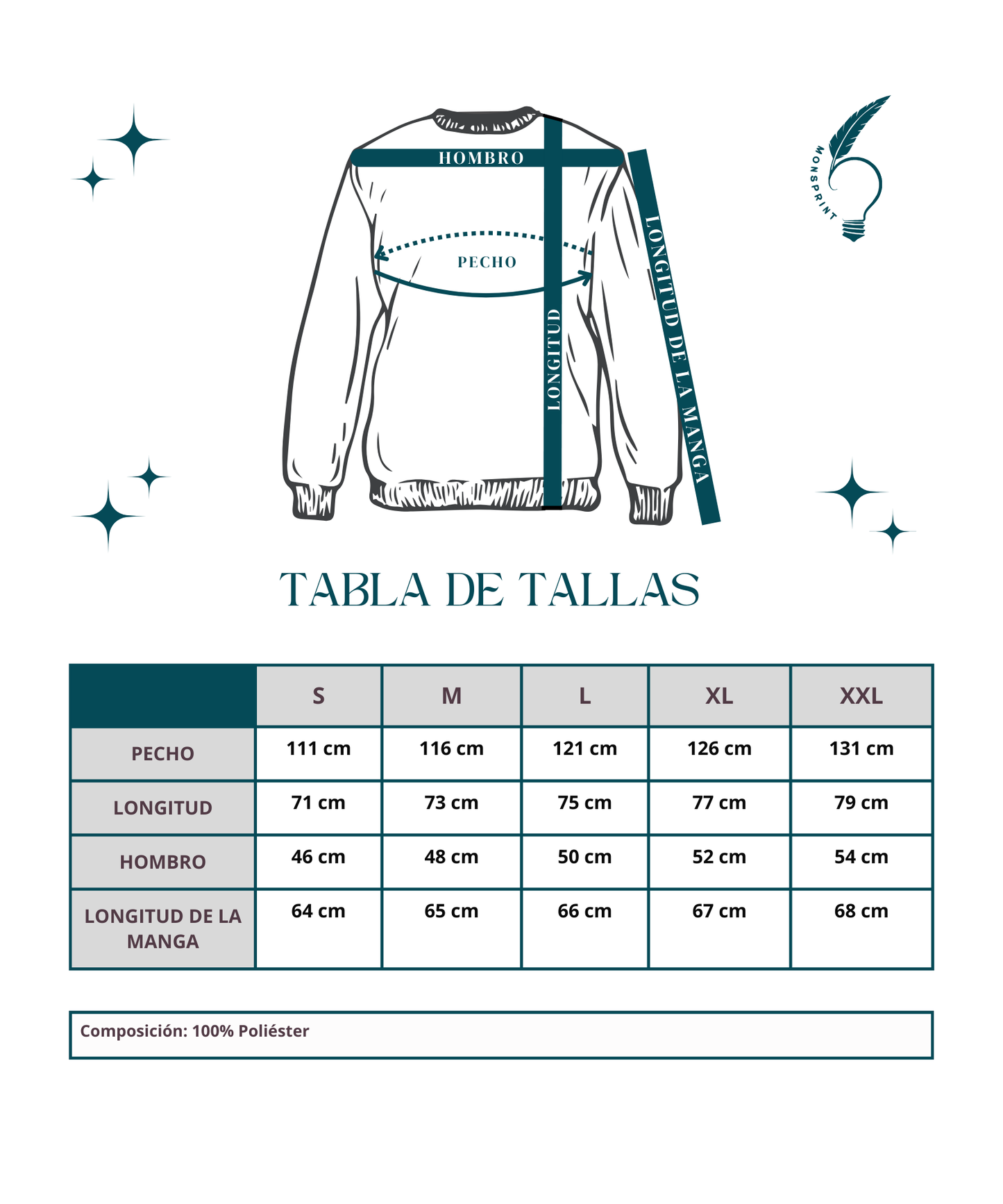 Sudadera azul marino para dama. I love you