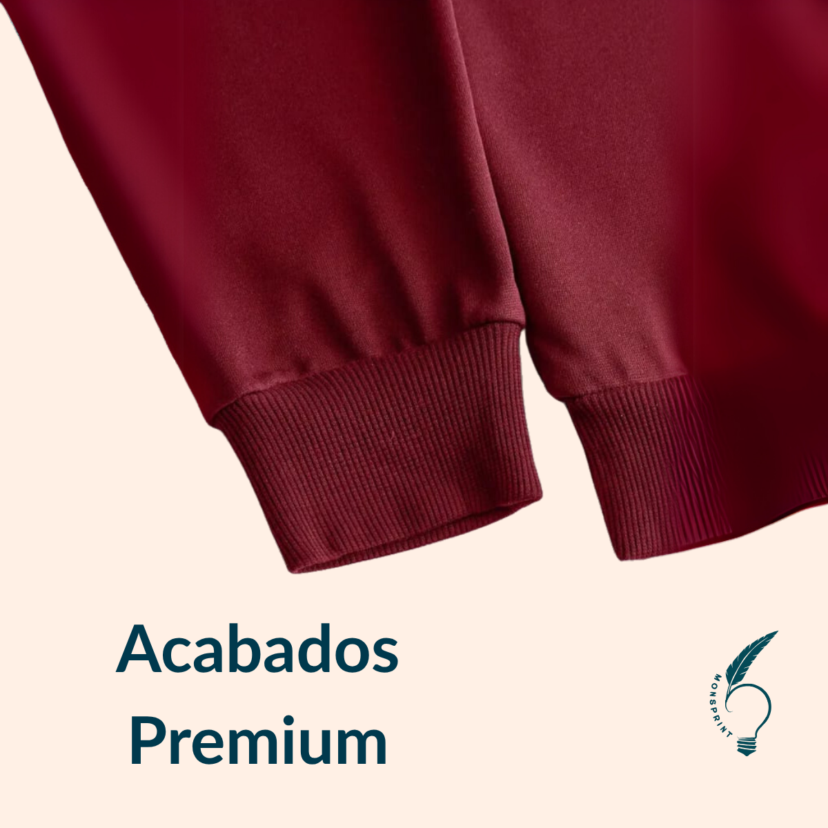 Sudadera Burdeos de Mujer con Gatito y Luna 🌙 | Personalizable y Estilo Monsprint