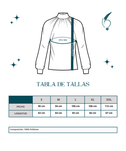 Blusa blanca con botones. Florece. Personalizable