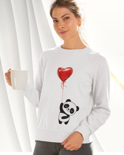 Sudadera blanca Personalizada. Osito panda soñador