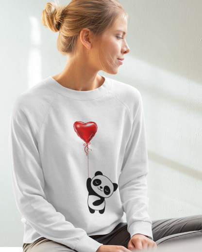Sudadera blanca Personalizada. Osito panda soñador
